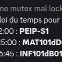 Bienvenue à EdT !!!!